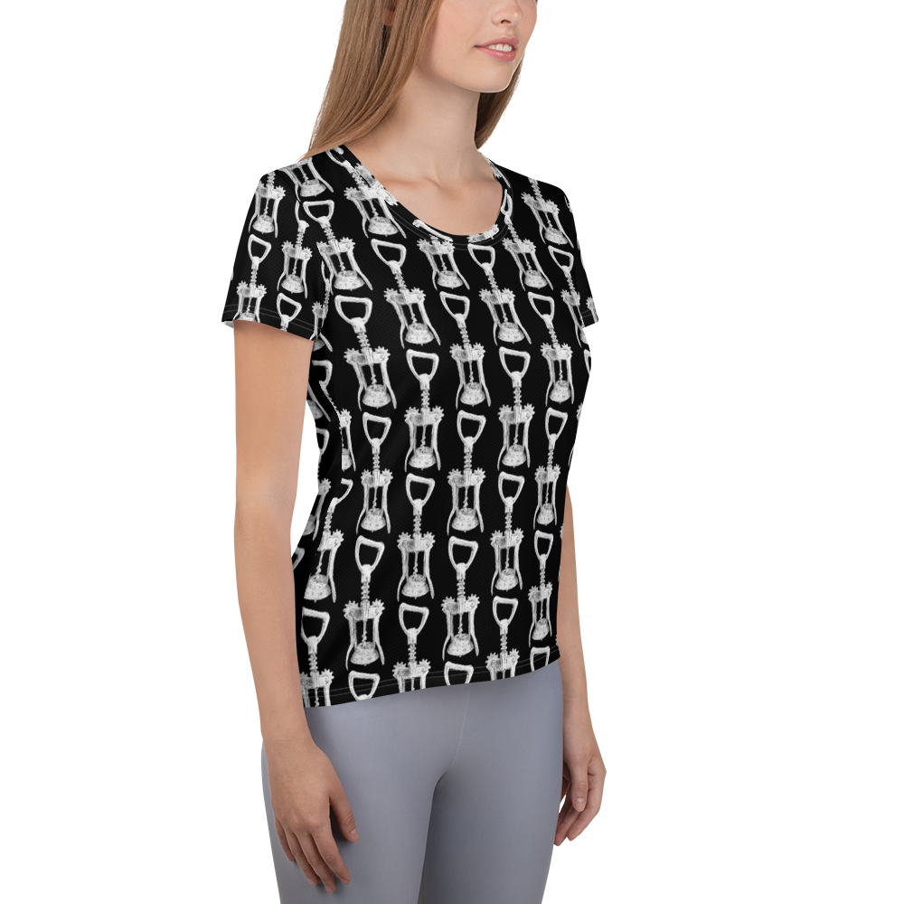 Opener All-Over Women's Athletic T-shirt By Ida Marie