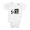 Tractor Organic Baby Bodystocking (white)