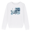 Blue Tractor Children's Organic Sweatshirt - Sizes: 3-12 Years