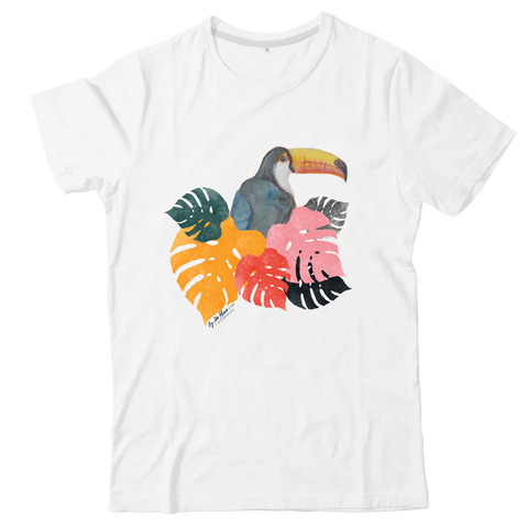 Toucan and Leaves Children's T-Shirt - Sizes 1-12 Years