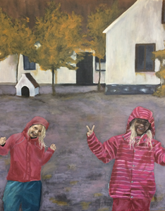 Commission: Frilandsmuseet and Kids Oil Painting