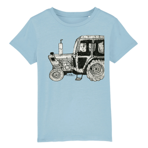 Tractor Organic Cotton Children's T-Shirt (more colours) - Sizes 3-12 Years