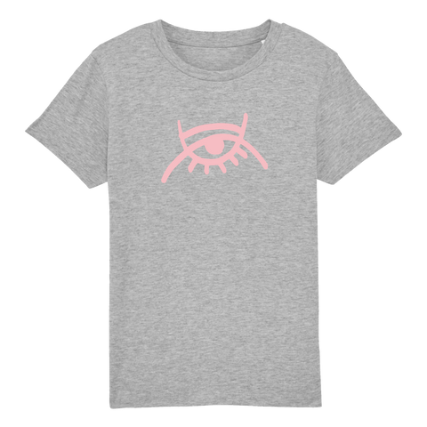 Pink Eye Organic Cotton Children's T-Shirt (more colours) - Sizes 3-12 Years