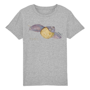 Snail Organic Cotton Children's T-Shirt (more colours) - Sizes 3-12 Years