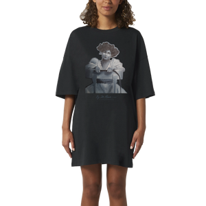 Woman with a Whip Organic Cotton Oversized Women's T-Shirt Dress