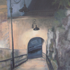 Sydney Stairs Oil Painting