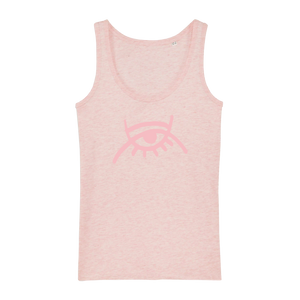 Pink Eye Organic Cotton Women's Tank Top (more colours)