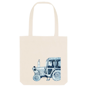 Blue Tractor Organic Tote Bag