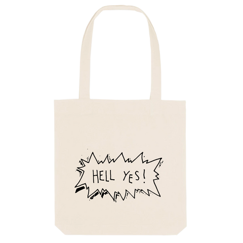 Hell Yes Organic Canvas Tote Bag