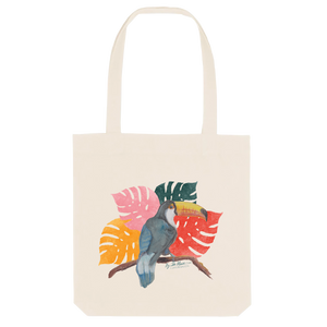 Toucan Dance Organic Canvas Tote Bag