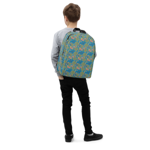 Blue Jungle Minimalist Backpack