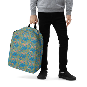 Blue Jungle Minimalist Backpack