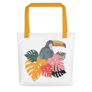 Toucan and Leaves Tote bag