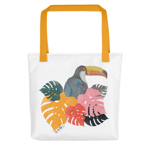 Toucan and Leaves Tote bag