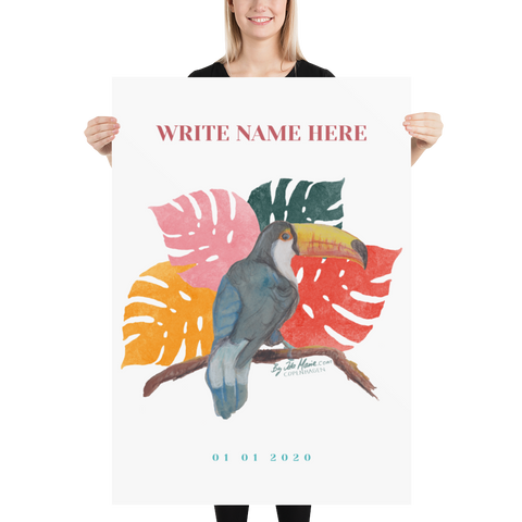 PERSONALIZE Toucan Dance Poster