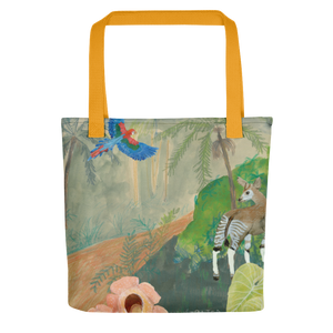 Rainforest Illustration Tote Bag