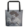 Woman with Whip Tote Bag
