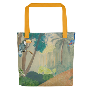 Rainforest Illustration Tote Bag