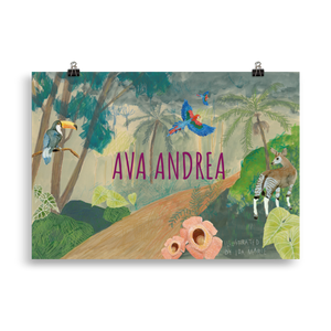PERSONALIZE Rainforest Poster