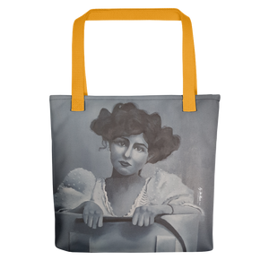 Woman with Whip Tote Bag