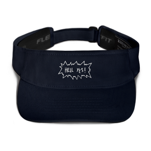Hell Yes Embroidered Visor