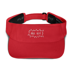 Hell Yes Embroidered Visor