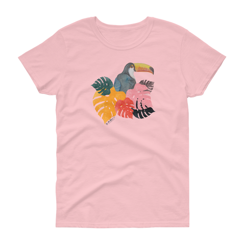 Toucan and Leaves Women's T-Shirt (more colours)